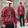 Personalized Atlanta Falcons NFL Team Color Grinch Ugly Christmas Sweater