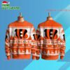 Personalized Personalized Cincinnati Bengals NFL Snow Ugly Christmas Sweater 1 Personalized Cincinnati Bengals NFL Snow Ugly Christmas Sweater