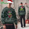 Personalized Green Bay Packers NFL Team Color Grinch Ugly Christmas Sweater