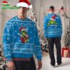 Personalized Los Angeles Chargers NFL Team Color Grinch Ugly Christmas Sweater