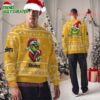 Personalized Pittsburgh Steelers NFL Team Color Grinch Ugly Christmas Sweater