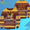 Washington Commanders NFL Mickey Minnie Ugly Christmas Sweater 2 Washington Commanders NFL Mickey Minnie Ugly Christmas Sweater