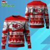2025 Christmas Kc Chiefs Festive Reindeer Tree Ugly Sweater 1