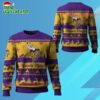 2025 Christmas Vikings Festive Reindeer Tree Ugly Sweater 1