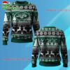 2025 Jets Reindeer Football Christmas Ugly Sweater 1