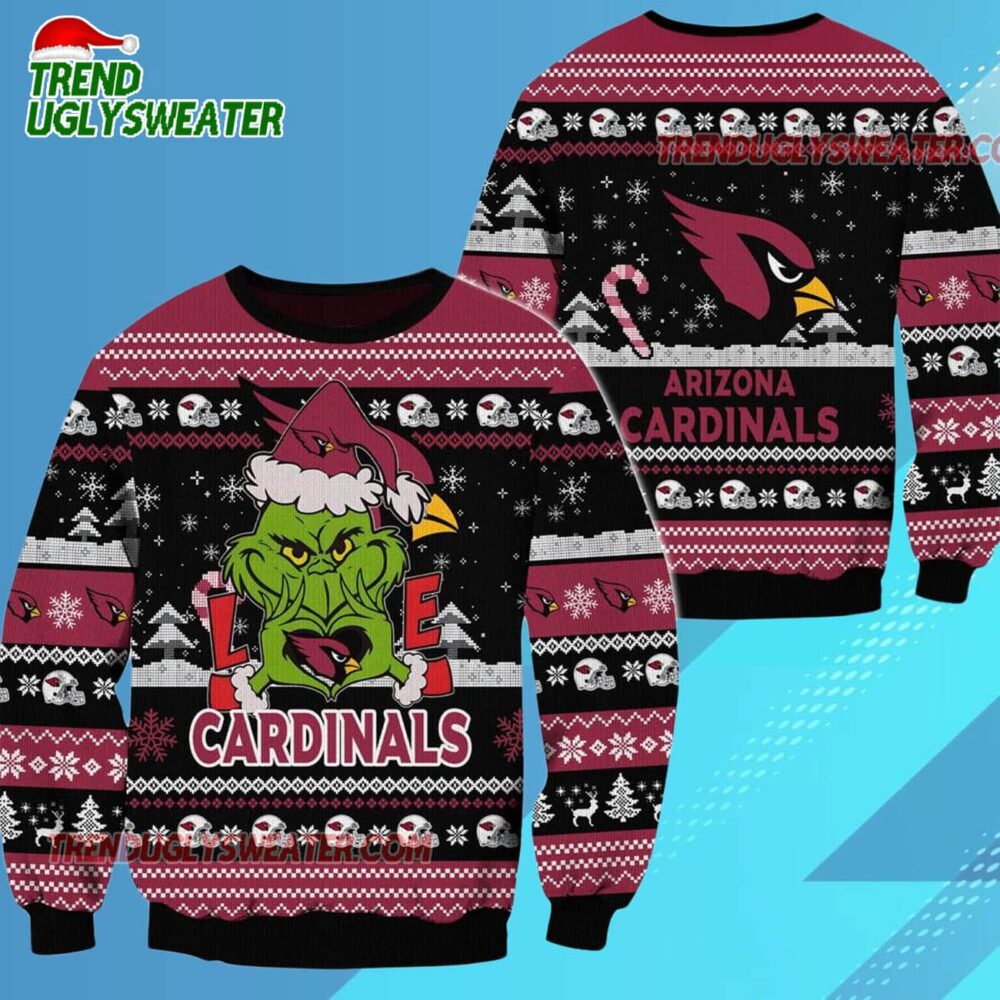 Arizona Cardinals Nfl Grinch Football Limited Ugly Christmas Sweater