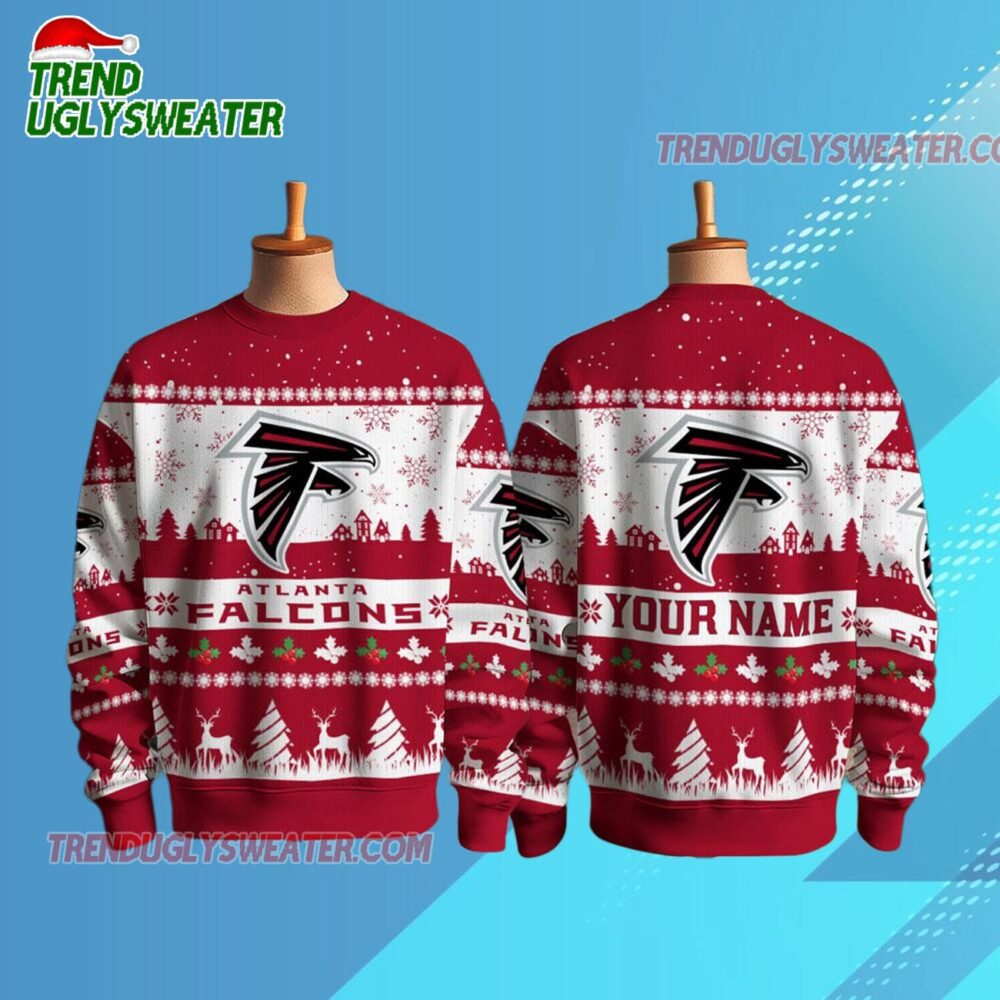 Atlanta Falcons Nfl Snow Ugly Christmas Sweater