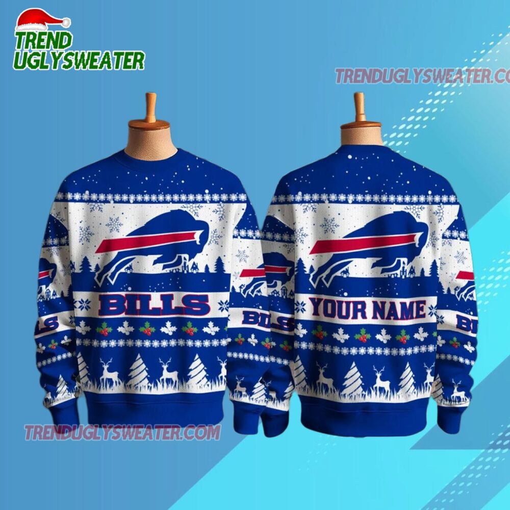 Buffalo Bills Nfl Snow Ugly Christmas Sweater
