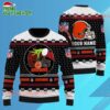 Cleveland Browns Nfl Grinch Hands Personalized Ugly Christmas Sweater
