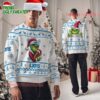 Personalized Detroit Lions Nfl Grinch Santa Hats Ugly Christmas Sweater 2 Detroit Lions Nfl Grinch Santa Hats Ugly Christmas Sweater