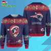 Grateful Dead X Nfl England Patriots Stealie Logo Ugly Christmas Sweater 2 Grateful Dead X Nfl England Patriots Stealie Logo Ugly Christmas Sweater 1
