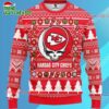 Grateful Dead X Nfl Kansas City Chiefs Stealie Logo Ugly Christmas Sweater 3 Grateful Dead X Nfl Kansas City Chiefs Stealie Logo Ugly Christmas Sweater 1