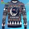 Grateful Dead X Nfl New England Patriots Stealie Logo Ugly Christmas Sweater 3 Grateful Dead X Nfl New England Patriots Stealie Logo Ugly Christmas Sweater 1