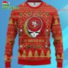 Grateful Dead X Nfl San Francisco 49ers Stealie Logo Ugly Christmas Sweater 1