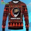 Grateful Dead X Nhl Anaheim Ducks Stealie Logo Ugly Christmas Sweater 1