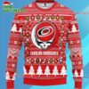 Grateful Dead X Nhl Carolina Hurricanes Stealie Logo Ugly Christmas Sweater 1