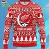 Grateful Dead X Nhl Detroit Red Wings Stealie Logo Ugly Christmas Sweater 2 Grateful Dead X Nhl Detroit Red Wings Stealie Logo Ugly Christmas Sweater 1