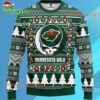 Grateful Dead X Nhl Minnesota Wild Stealie Logo Ugly Christmas Sweater 2 Grateful Dead X Nhl Minnesota Wild Stealie Logo Ugly Christmas Sweater 1