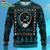 Grateful Dead X Nhl San Jose Sharks Stealie Logo Ugly Christmas Sweater 1