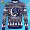 Grateful Dead X Nhl Toronto Maple Leafs Stealie Logo Ugly Christmas Sweater 1