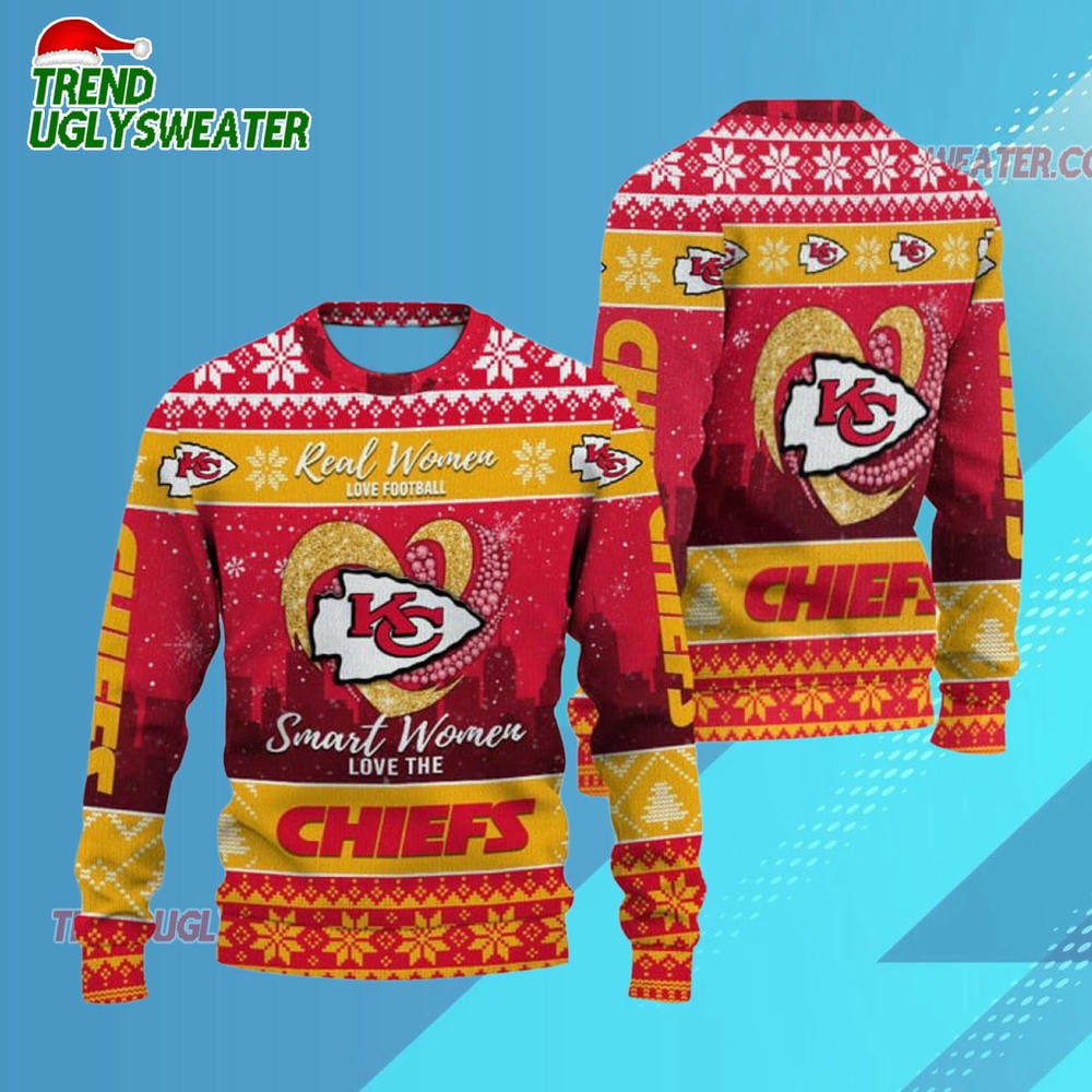 Kansas City Chiefs Real Women Love Football Ugly Christmas Sweater