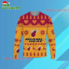 Miami Heat Festive Hoops Ugly Christmas Sweater 1