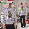 Minnesota Vikings Nfl Grinch Santa Hats Ugly Christmas Sweater