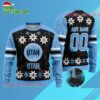 NHL Utah Hockey Club Custom Name And Number Christmas Ugly Sweater
