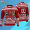 Ncaa Indiana Hoosiers Logo Team Football Custom Christmas Ugly Sweater 1