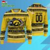 Ncaa Iowa Hawkeyes Logo Team Football Custom Christmas Ugly Sweater 1