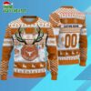 Personalized Ncaa Texas Longhorns Special Reindeer Light Ugly Christmas Sweater 2 Ncaa Texas Longhorns Special Reindeer Light Ugly Christmas Sweater 1