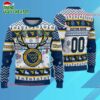 Ncaa West Virginia Mountaineers Special Reindeer Light Ugly Christmas Sweater 1