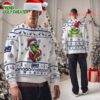 Personalized New York Giants Nfl Grinch Santa Hats Ugly Christmas Sweater 2 New York Giants Nfl Grinch Santa Hats Ugly Christmas Sweater