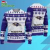 Nfl Baltimore Ravens 2025 Reindeer Christmas Tree Ugly Xmas Sweater