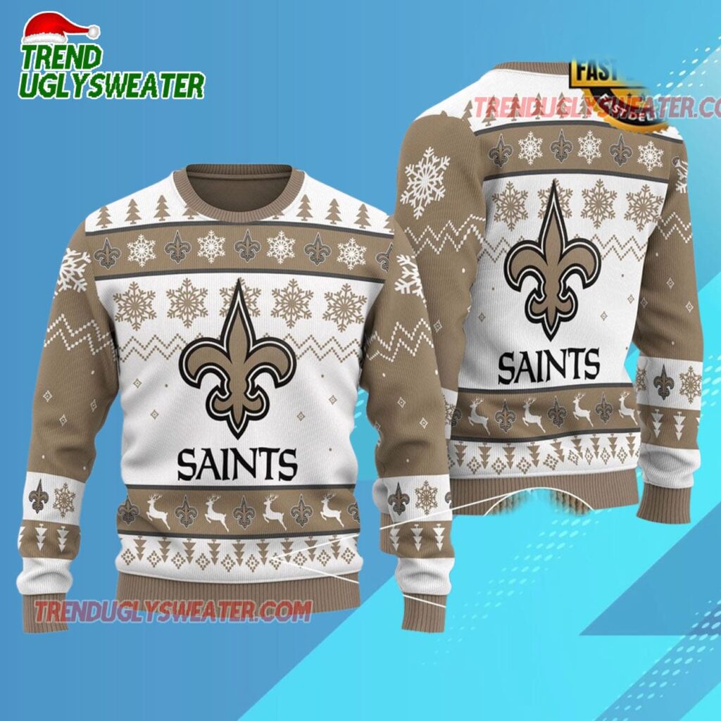 Nfl New Orleans Saints Special Edition 2025 Custom Ugly Christmas Sweater