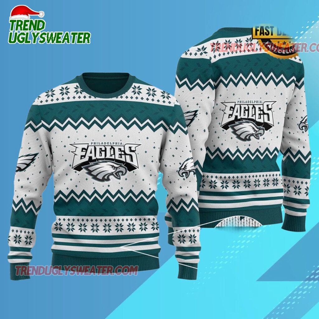 Nfl Philadelphia Eagles New Season 2025 26 Ugly Christmas Sweater