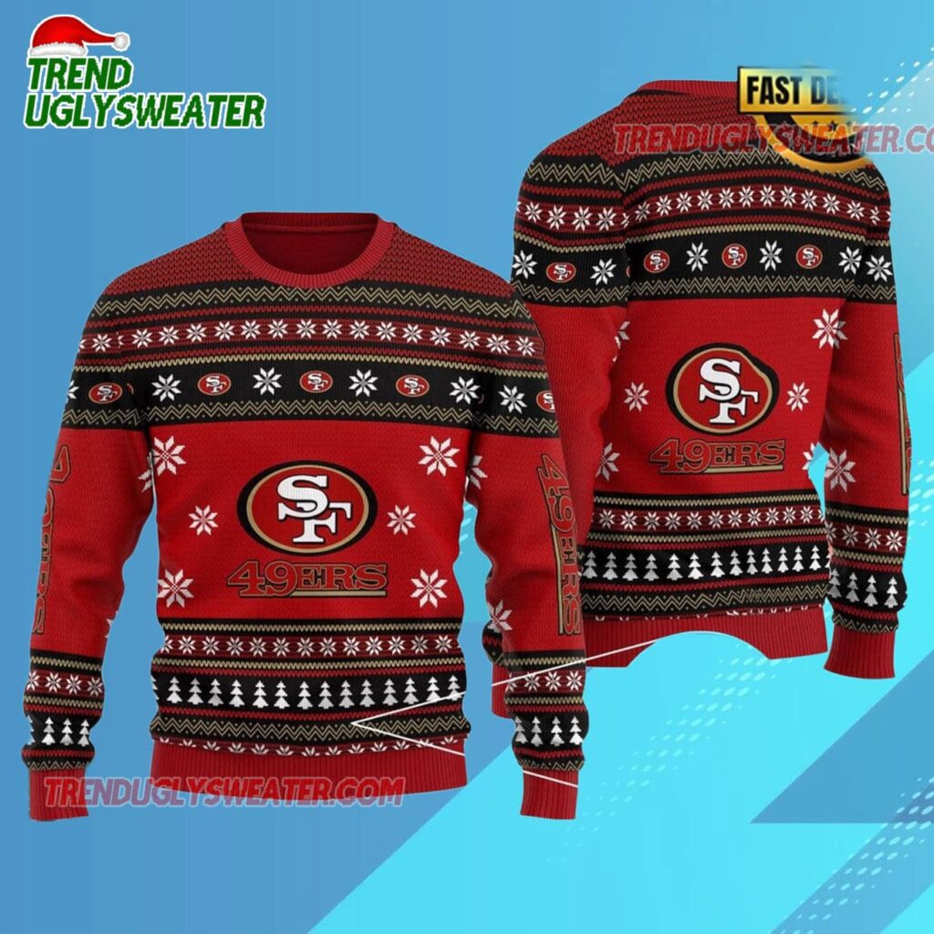 Nfl San Francisco 49ers New Edition 2025 26 Ugly Xmas Sweater