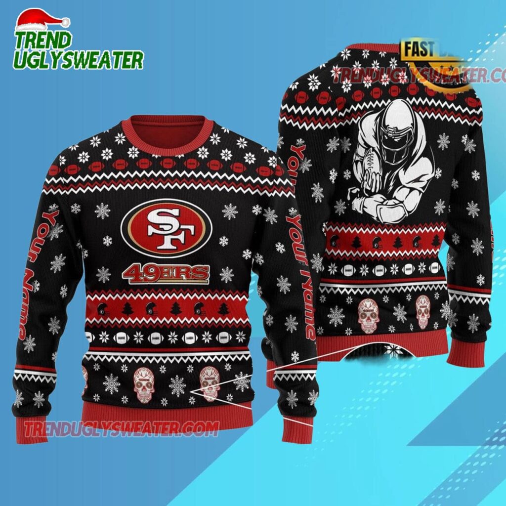 Nfl San Francisco 49ers New Edition 2025 Custom Ugly Christmas Sweater