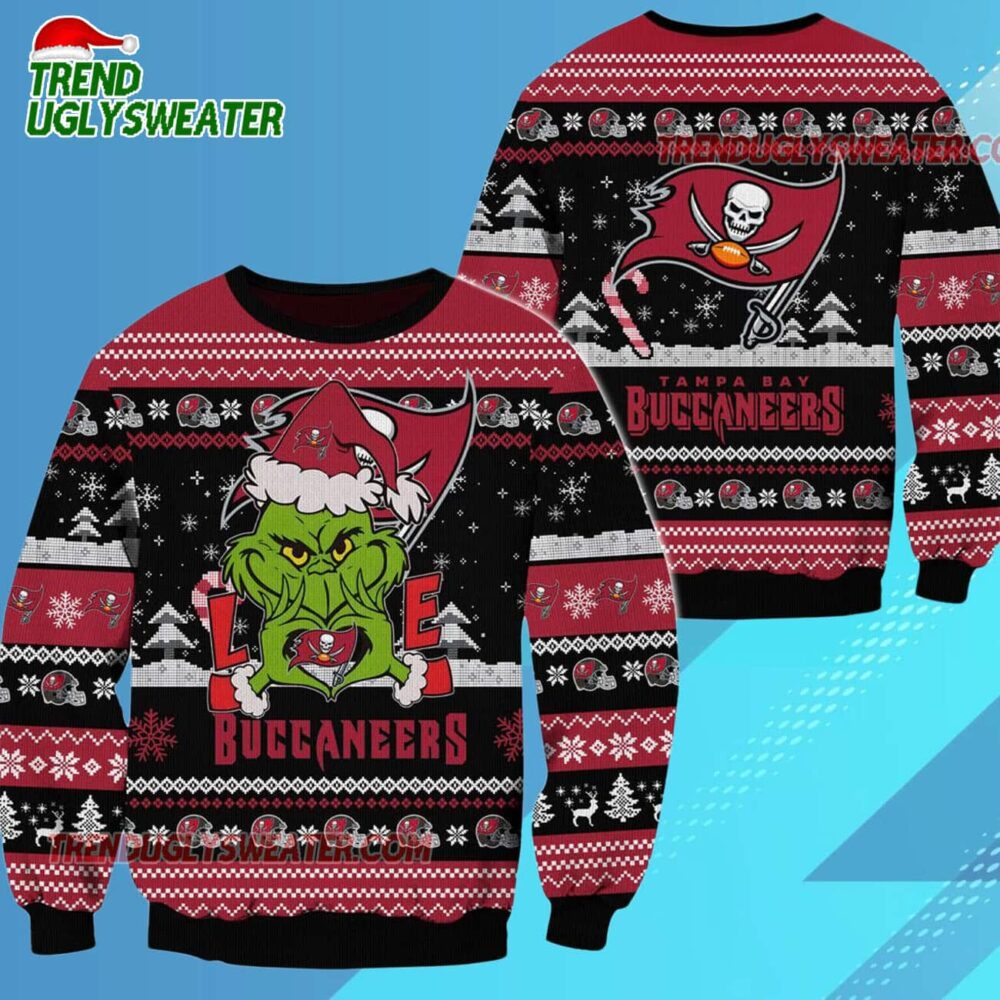 Tampa Bay Buccaneers Nfl Grinch Football Limited Ugly Christmas Sweater