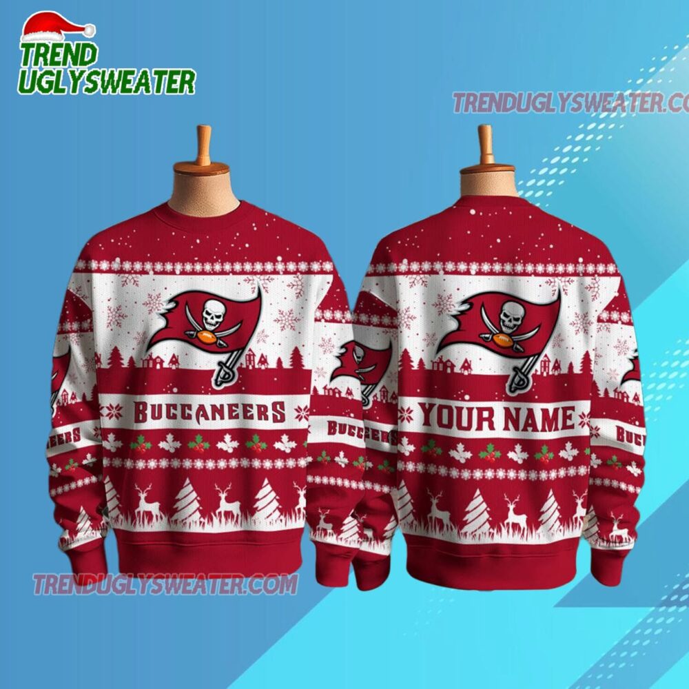 Tampa Bay Buccaneers Nfl Snow Ugly Christmas Sweater