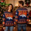 Denver Broncos Classic Snowburst Ugly Christmas Sweater 1 Denver Broncos Classic Snowburst Ugly Christmas Sweater