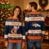 Denver Broncos Cute Mascot Custom Ugly Christmas Sweater