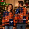 Denver Broncos Patchwork Ugly Christmas Sweater
