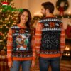 Denver Broncos Ugly Sweater Printed Christmas Santa Claus Ho Ho Ho Show Team Spirit