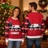Kansas City Chiefs Christmas Reindeers Pattern Ugly Christmas Sweater 2 Kansas City Chiefs Christmas Reindeers Pattern Ugly Christmas Sweater