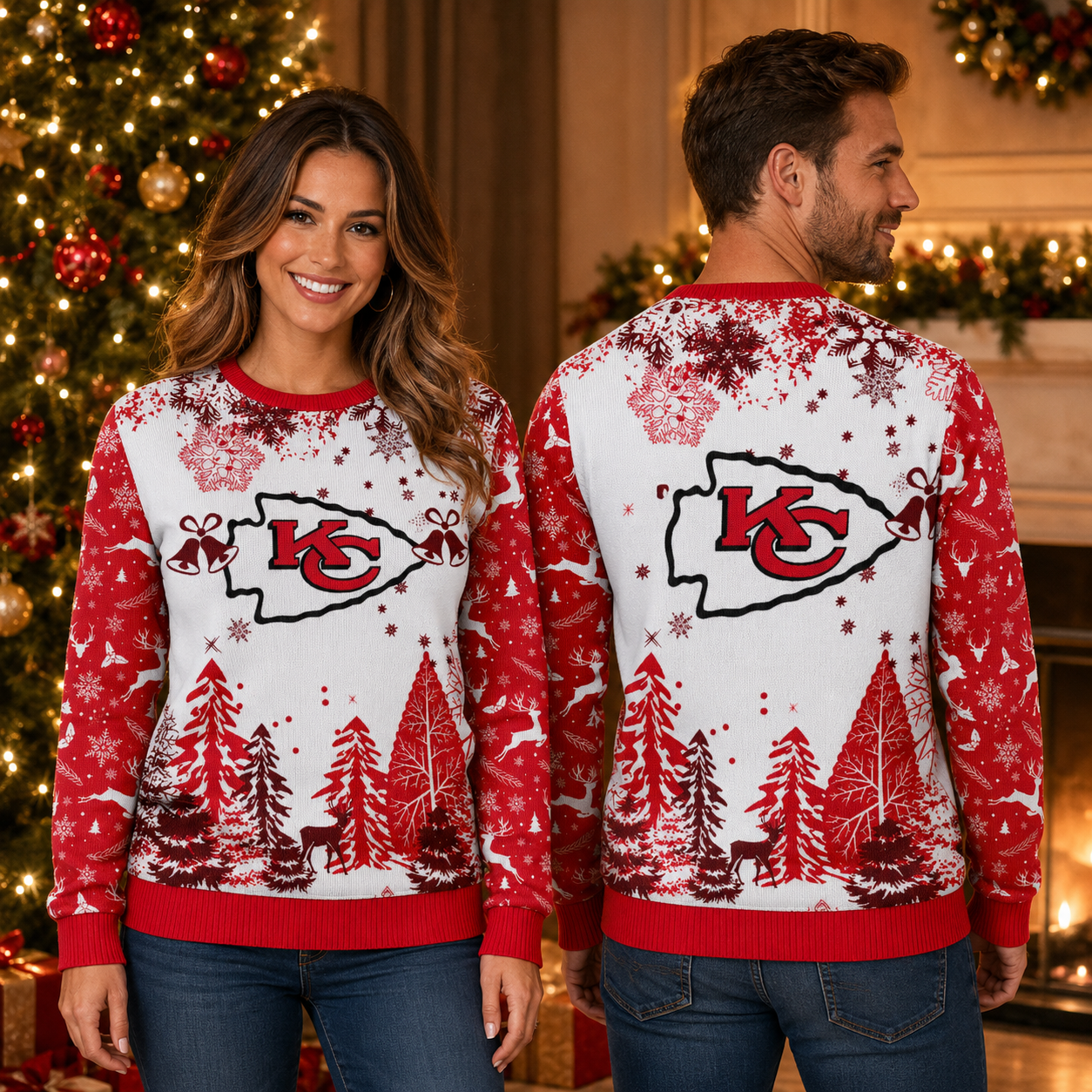 Kansas City Chiefs Christmas Ugly Sweater Xmax Tree Chistmas Kansas City Chiefs Christmas Ugly Sweater Xmax Tree Chistmas