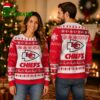 Kansas City Chiefs Frosty Cheer Ugly Christmas Sweater