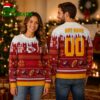 Kansas City Chiefs Frosty Holiday Ugly Christmas Sweater 2 Kansas City Chiefs Frosty Holiday Ugly Christmas Sweater