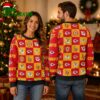 Kansas City Chiefs Logo Checkered Flannel Ugly Christmas Sweater 2 Kansas City Chiefs Logo Checkered Flannel Ugly Christmas Sweater