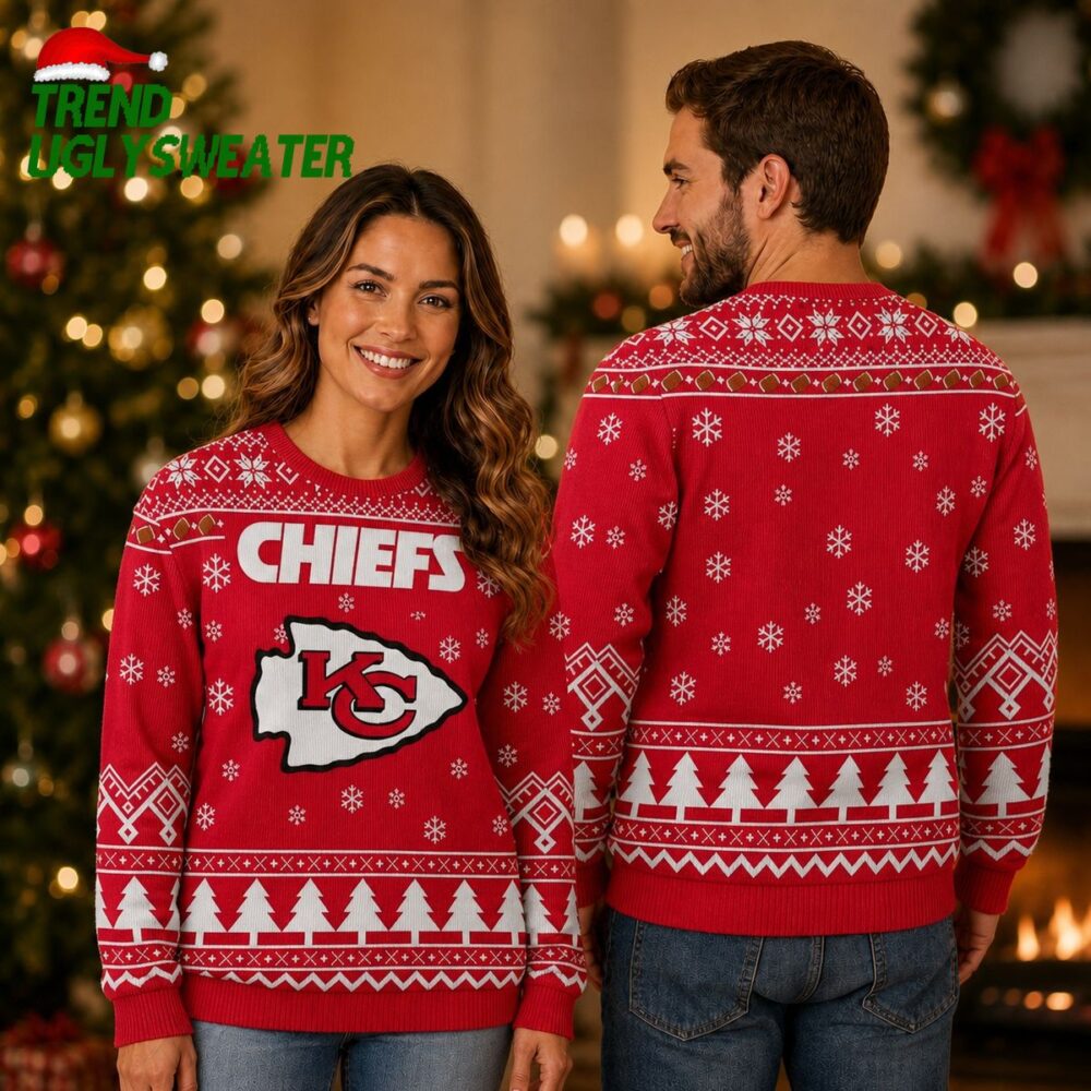 Kansas City Chiefs Winter Wonderland Ugly Christmas Sweater